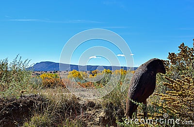 Mountain in Galisteo New Mexico Stock Photo