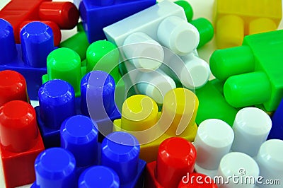 Colorful Lego toy Stock Photo