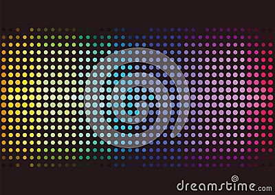 Colorful lights Vector Illustration