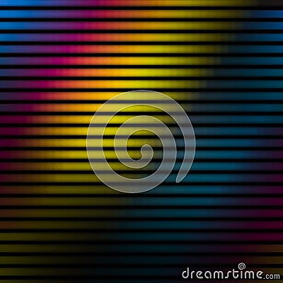 Colorful Lines Wall Background Stock Photo