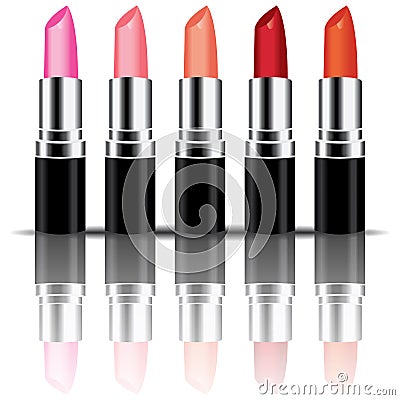 Colorful lipstick vector Vector Illustration