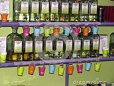 Colorful liquor store Editorial Stock Photo