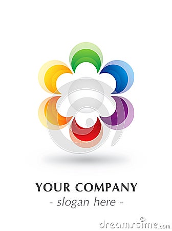 Colorful logo design Vector Illustration