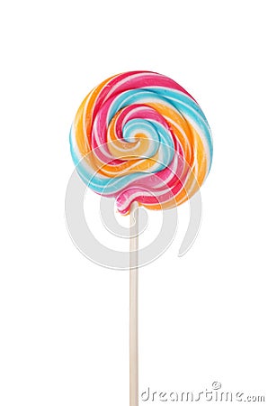 Colorful lollipop Stock Photo