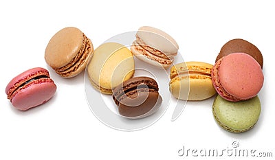 Colorful macarons Stock Photo