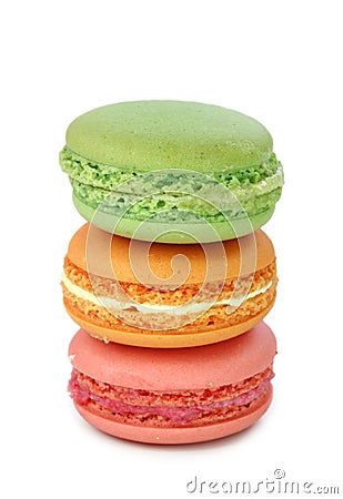 Colorful macaroons Stock Photo