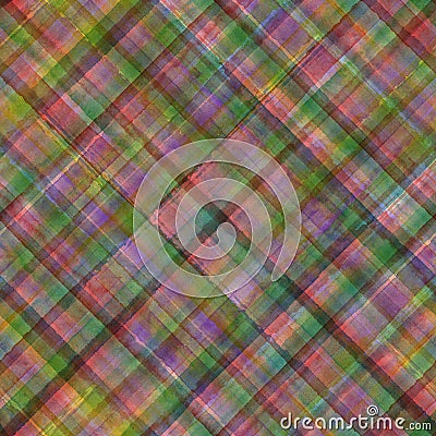 Colorful madras seamless pattern Stock Photo