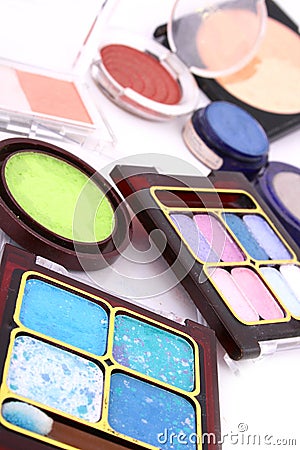 A colorful make-up Stock Photo