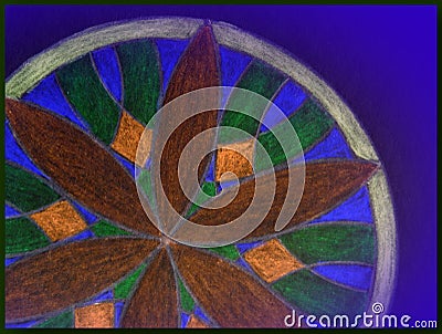 Colorful mandala abstract Stock Photo