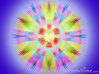 Colorful mandala Stock Photo