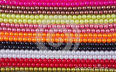 Colorful marble beads background Stock Photo