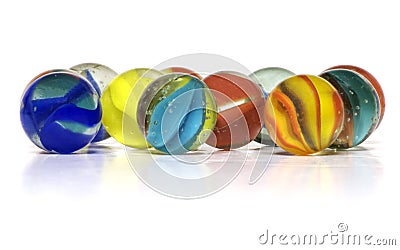 Colorful Marbles Stock Photo