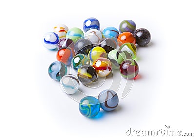 Colorful Marbles Stock Photo