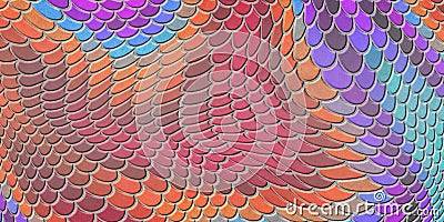 Colorful mermaid scales, fish scale Stock Photo