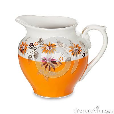 Colorful milk jug Stock Photo