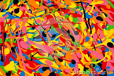 Colorful Mix Flow Stock Photo