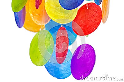Colorful mobile background isolated with white background Stock Photo