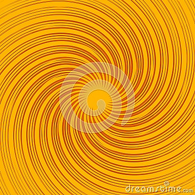 Colorful monochrome abstract spiral, swirl background. Distort Vector Illustration