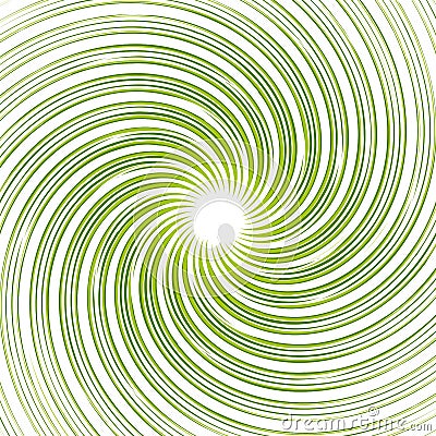 Colorful monochrome abstract spiral, swirl background. Distort Vector Illustration