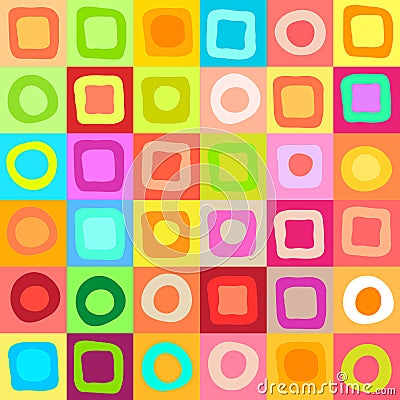 Colorful mosaic background Vector Illustration