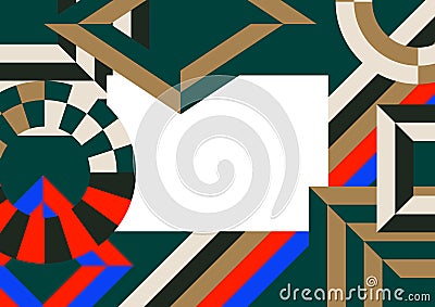 Colorful mosaic covers design. Minimal geometric pattern gradients. Eps10 vector. - Vector Cartoon Illustration