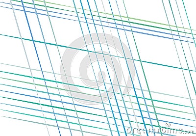 Colorful, multi-color oblique, diagonal or skew mesh grid illustration Vector Illustration