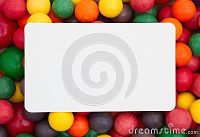 Colorful multi colored bubble gum background Stock Photo