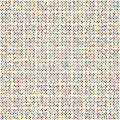 Colorful, multicolor, varicolored dotted, dots, circles pattern, background Geometry is seamlessly repeatable Vector Illustration