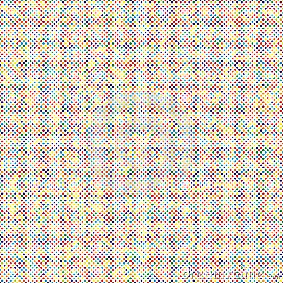 Colorful, multicolor, varicolored dotted, dots, circles pattern, background Geometry is seamlessly repeatable Vector Illustration