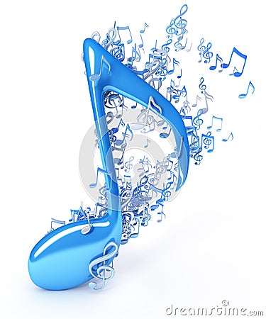 Music notes Stock Photo