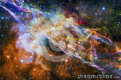 Colorful nebula. Elements of this image furnished by NASA Stock Photo