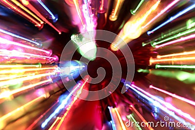 Colorful neon light background Stock Photo