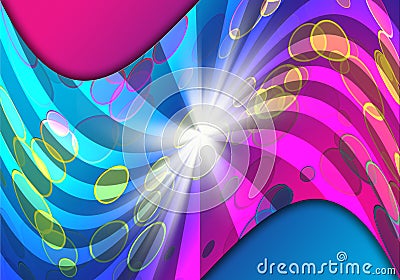 Colorful night party background Stock Photo