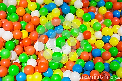 Colorful ocean ball Stock Photo