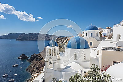 Oia Santorini Greece Stock Photo