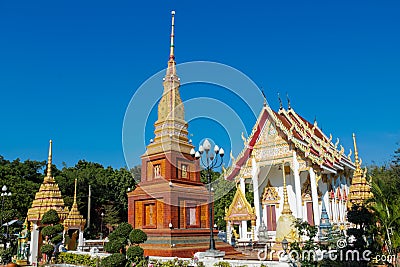 Buddhist temple pagoda in Thailand Stock Photo