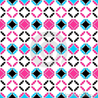 Colorful ornamental pattern - seamless. Vector Illustration