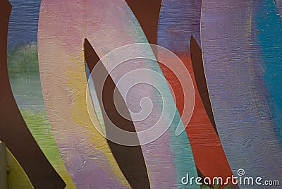 Colorful Abstract Shapes Stock Photo