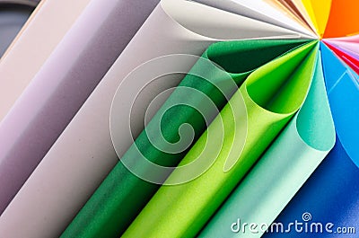 Colorful paper Stock Photo