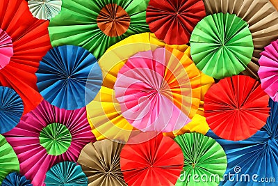 Colorful paper block texture background. Stock Photo