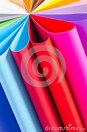Colorful paper Stock Photo