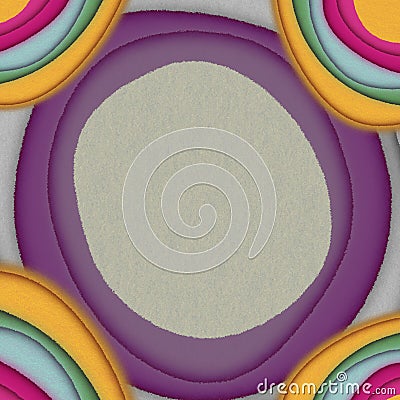 Colorful papercut abstract background Stock Photo