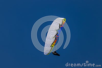 A colorful parachute in the sky Editorial Stock Photo