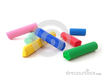 Colorful pastels crayons Stock Photo