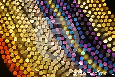 Colorful pattern of lights Stock Photo