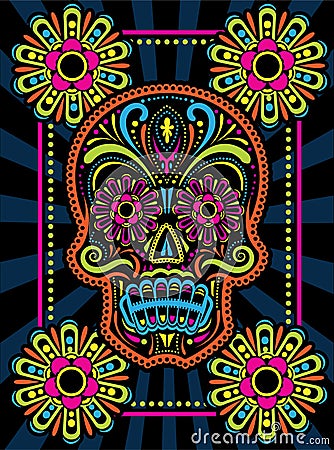 Day Of The Dead Candy Skull Royalty Free Stock Image - Image: 29926796