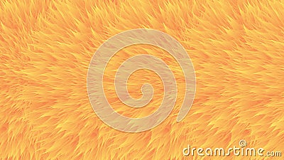 Colorful patterns. Orange synthetic fur, vector texture, furry abstract background Vector Illustration