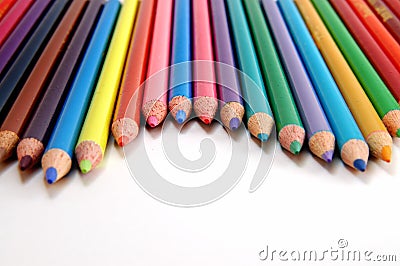 Colorful pencils Stock Photo