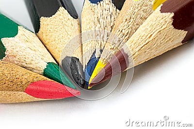 Colorful pencils Stock Photo