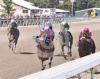 Thoroughbred Racing Editorial Stock Photo